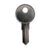 Key Blank, Brass, 1676-BAU3, PK10