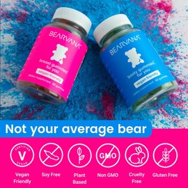 Bearvana Gomitas Soporte Glúteos Y Pecho 120 Unidades