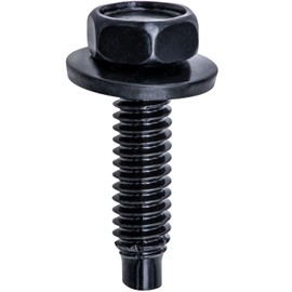 Rexka 25pcs 1/4"-20 X 1" Hex Head SEM Dog Point Fender Door Valance Body Bolts Loose Washers 6025329 for Chrysler GM Ford Dakota, Durango, Grand Cherokee, Ram 1500, Ram 2500, Ram 3500, Viper