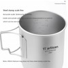 Ti artisan Titanium Pot Ultralight Titanium Cup Camping Cup Titanium