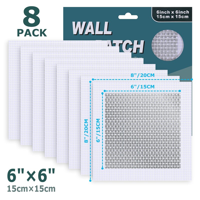 8 Pack 6 * 6 Inch Drywall Repair Patch, Drywall
