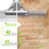 Pet Hair Carpet Rake - Multi-Surface Brush & Broom for
