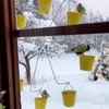 Ferris Wheel Bird Feeder Dynamic Design Endless Fun Outdoor Hanging