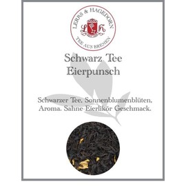 Lerbs & Hagedorn, Black Tea Egg Punch | Cream Eggnog Flavour 250g (Approx. 20 Litres) Sunflower Blossoms