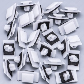 Rexka 25pcs Rocker Wheel Opening Molding Clip 87758-G2000 for Hyundai Kia Elantra, Ioniq, Palisade, Santa Fe, Sonata, Tucson, K5, Sorento, Telluride 87758G2000