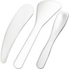 Pndeyo 3pcs Mini Metal Makeup Spatula, Reusable Cosmetic Cream Spatulas