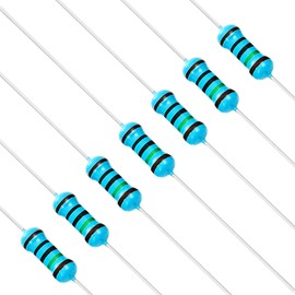 Chanzon 100pcs 1/2W (0.5W) 150 Ω ohm Metal Film Fixed Resistor 0.01 ±1% Tolerance 150R MF Through Hole Resistors Current Limiting Rohs Certificated