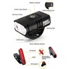 Bicycle Front Back Light USB Rechargable Bike Lamp Set Adjustable