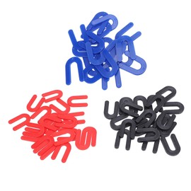 Plastic Shims Horseshoe Shims U Shaped Tile Spacers Durable Sturdy Construction Leveling Shim Kit for Automotive Car Repair Tile Installation 60pcs 3 Colors 1/4in 1/8in 1/16in