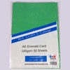 A5 Emerald Green Card 50 Sheets Green Craft Card 160gsm