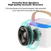 Karaoke Machine, Portable Bluetooth Speaker with Microphones for Adults and