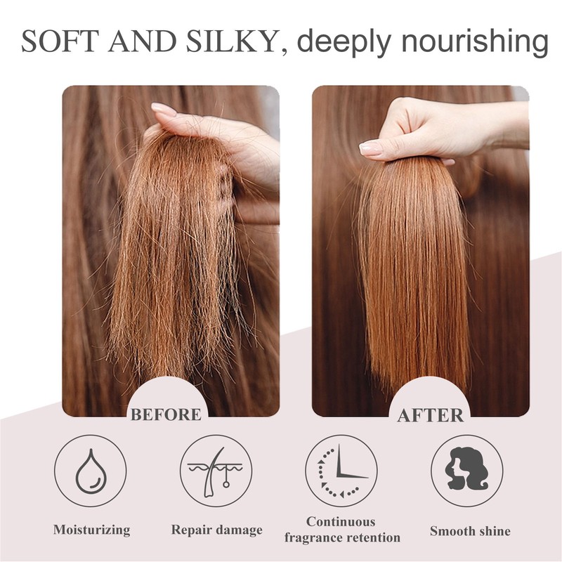 3Pcs Hair Mask Ceratin Repair for Damaged Dry Care Moisturize