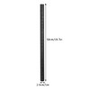 Length 50cm / Diameter 2.5cm Black POM Engineering Plastic Rods