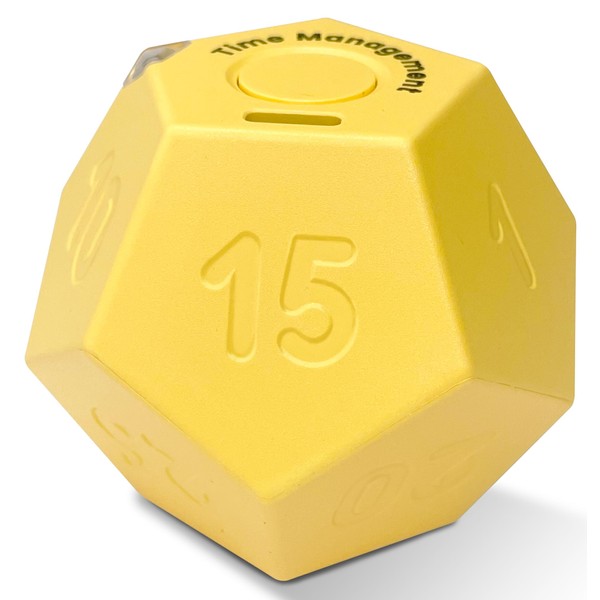 CreaViva Cube Pomodoro Timer, Rechargeable Small Cute, Timer for Kids