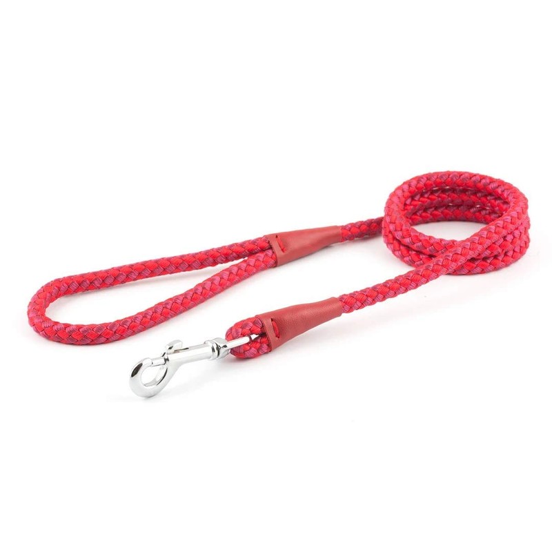 Ancol Heritage Nylon Rope Lead Green 1.07m X12mm Sz 4-8