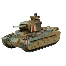 Warlord Bolt Action Matilda II Infantry British Army Tank 1:56 Tabletop Miniatures - Plastic Paintable Miniature WWII Soldiers Set, Unpainted Table Top 28mm Military Minifigures for Adults, Figurines