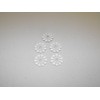 5 Clear Ceiling Floret Medallion Screw Washer Cover Rosettes Mobile