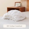 DAPU Linen Fitted Sheet, 100% French Natural Flax, Breathable, 100