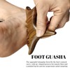KINTEGOOD Wooden Foot Reflexology Massager Acupressure Gua Sha Tool
