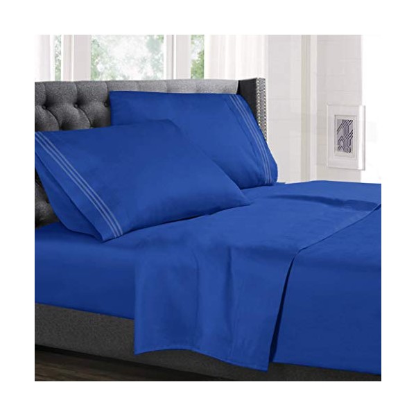 Hearth & Harbor 4 Piece Bed Sheet Set - Luxury