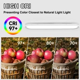 Naroume 37.4" Metal LED Ceiling Light,Slim, Edge Lit - 55W Full Spectrum Linear Ceiling Lamps,6500K Cool White Modern Ultra Thin Low Profile Light Fixture for Kitchen, Garage Home & Office Hallway