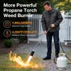 Heavy Duty Propane Weed Torch with Self-Ignition, 800,000 BTU High