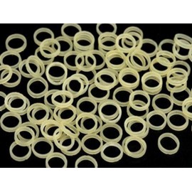 Amber 1/4" Heavy 4.5 oz - Orthodontic Elastic - Braces - Dental Rubber Bands USA