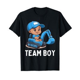 Team Boy Blue Baby Gender Reveal Party Baby Announcement T-Shirt