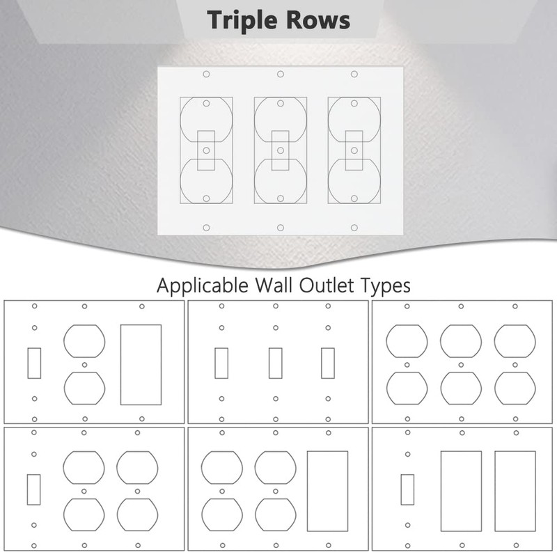 Wall Electric Outlets Insulation Gaskets - 60pcs Set Energy Efficiency