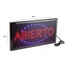 Innovaciones Letrero Abierto Led De 48cm X 25cm Cartel