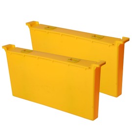 2 Pack Internal Hive Feeder Larger Capacity Bee Hives Feeder Sugar Water Feeder, Deep Frame Water Feeders for Hive Tool Beekeeping Supplies