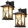 JAYNLT Rustic Porch Lights Outdoor, Waterproof Outdoor Lights Wall Mount,Outdoor