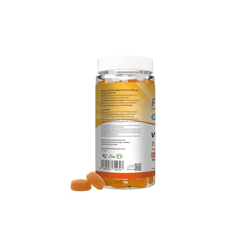 Gummies | High Strength Vitamin D3 1000 IU | 60