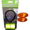 Wheel Reflector with 2 Honeycomb Grid Set: 2x Wristbands and