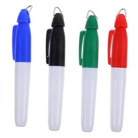 Sosoport 4Pcs Golfing Ball Stencil Plastic Alignment Tool for Accurate Marking Easy to Use Golf Clip Stencil for Improved Putting and Targeting for Practice and Tournaments