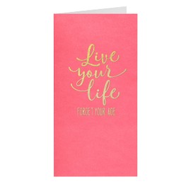 NIQUEA.D Happy Birthday Card, Live Your Life (NB-0160)
