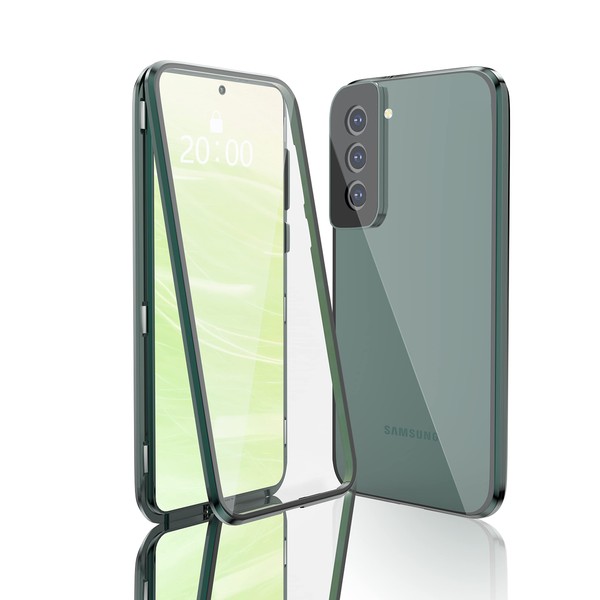 SZJLDS All-Round Protection Case [with Camera Protection] Magnetic Metal Frame,