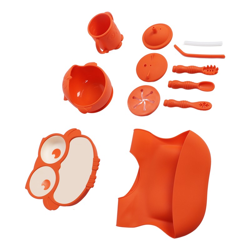 Baby Led Weaning Supplies Owl Shape Teether Safety Strong Suction