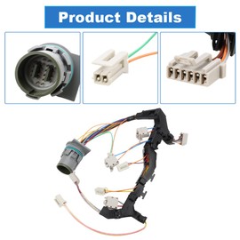 WMPHE 7 Solenoid Type, 6 Speed Transmission Wiring Harness Compatible with Chevy GMC Silverado 2500 HD 3500 HD 6.6L V8 2007 2008 2009, Internal Transmission Wire Harness, Replacement for 29543336