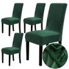 Chickw1 Chair Covers, Set of 4, Velvet Chair Covers for