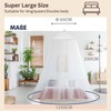 Zufio Large Mosquito Net for Bed, Queen Sized Bed Canopy