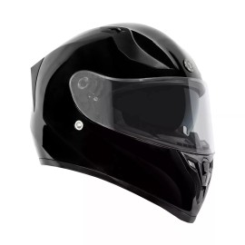 Torc Motorcycle Bike Full Face Helmet Torc T15 T-15 Street Gloss Black DOT Medium