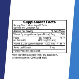 Superior Source B-12 1000 Mcg Sin Inyección 100 Tabletas