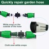 Kit de reparación de manguera de jardín expandible, kit de