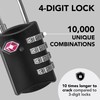 Desired Tools TSA Locks for Luggage, 2-Pc Durable Steel Padlock,