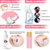 Eyelash Extension Set for Beginners Lash Mannequin Head with Replaced