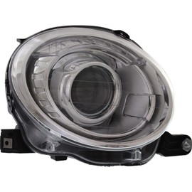 Garage-Pro Passenger Side Headlight Compatible with 2012-2019 Fiat 500
