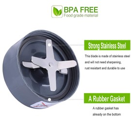 Blade Replacement for Nutribullet Pro 600W/900W Blender Extractor 6 Fins Blade Replacement Parts