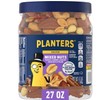 PLANTERS Salted Mixed Nuts, Party Snacks, Plant-Based Protein, 27 Oz Canister