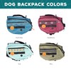 Wilderdog Dog Backpack with Built in Harness and Back-Mounted D-Ring